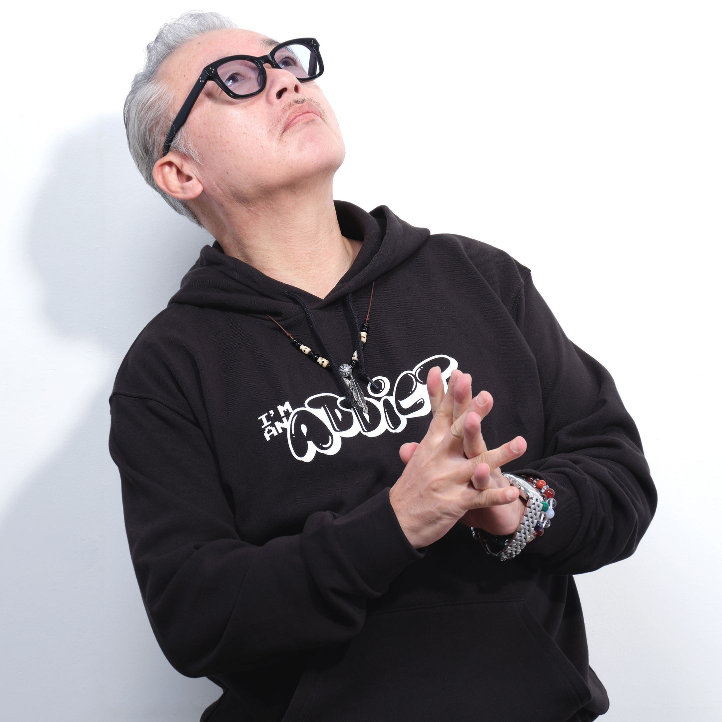 ダブルフードプルパーカー【I'm an ADDICT】※受注販売