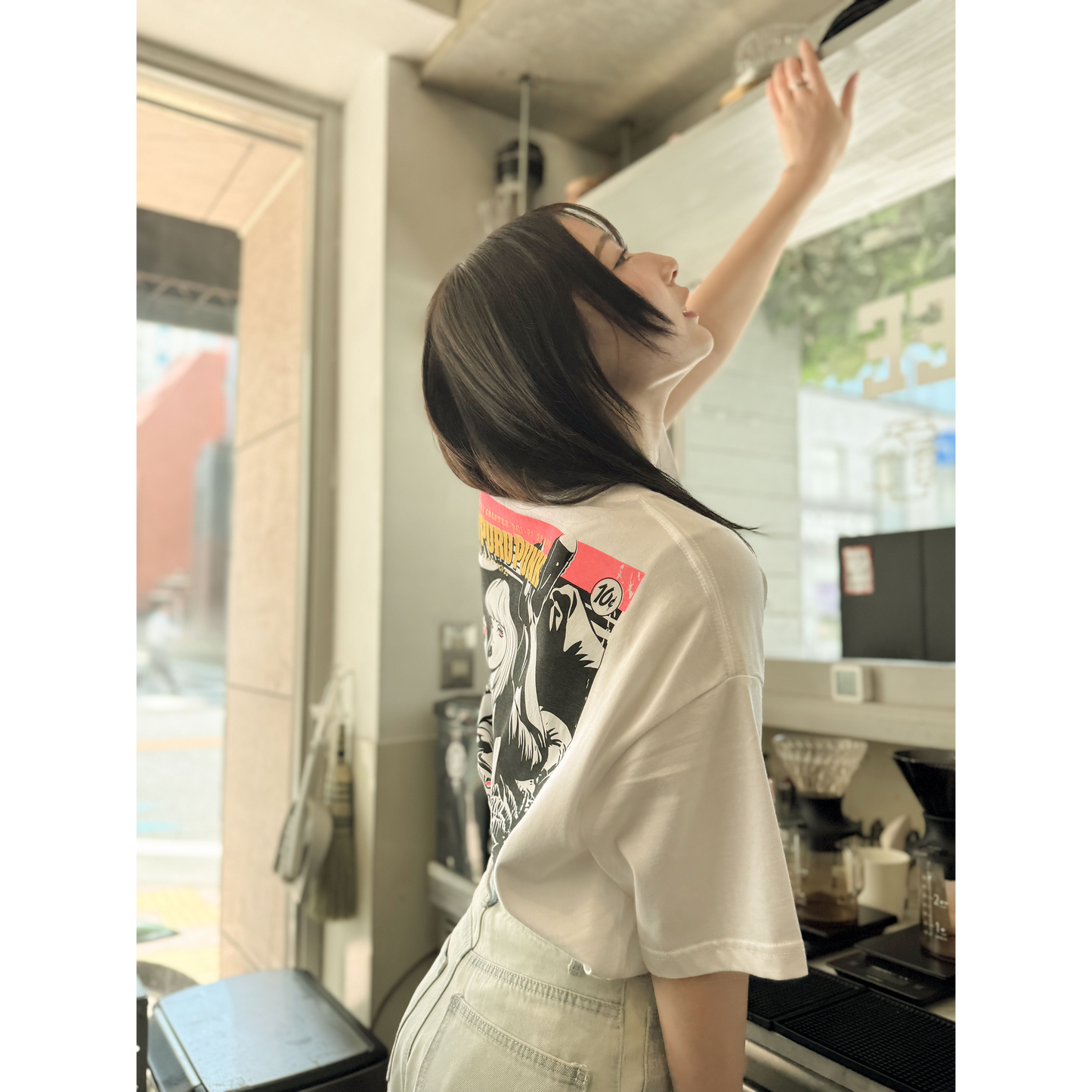【受注販売】Puru Puru Punk - South Rei PF Oversized Tee