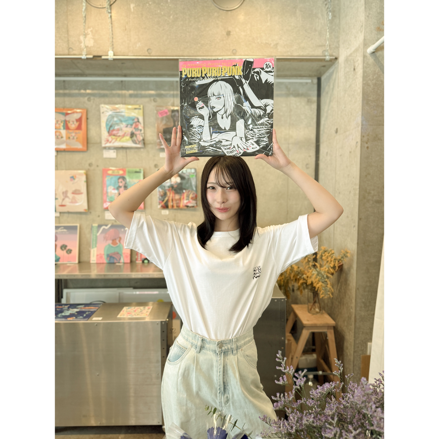【受注販売】Puru Puru Punk - South Rei PF Oversized Tee
