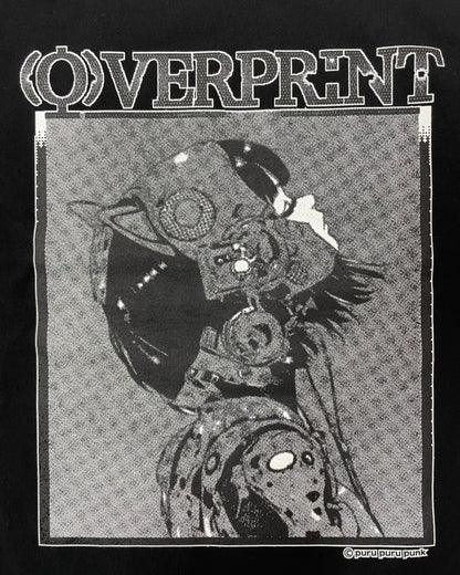 ぷるぷるパンク x overprint コラボTシャツ